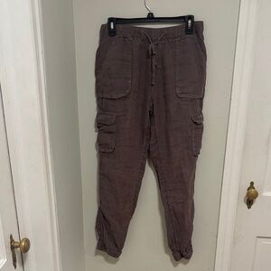 Woman’s Casual Cargo Pants - Brown